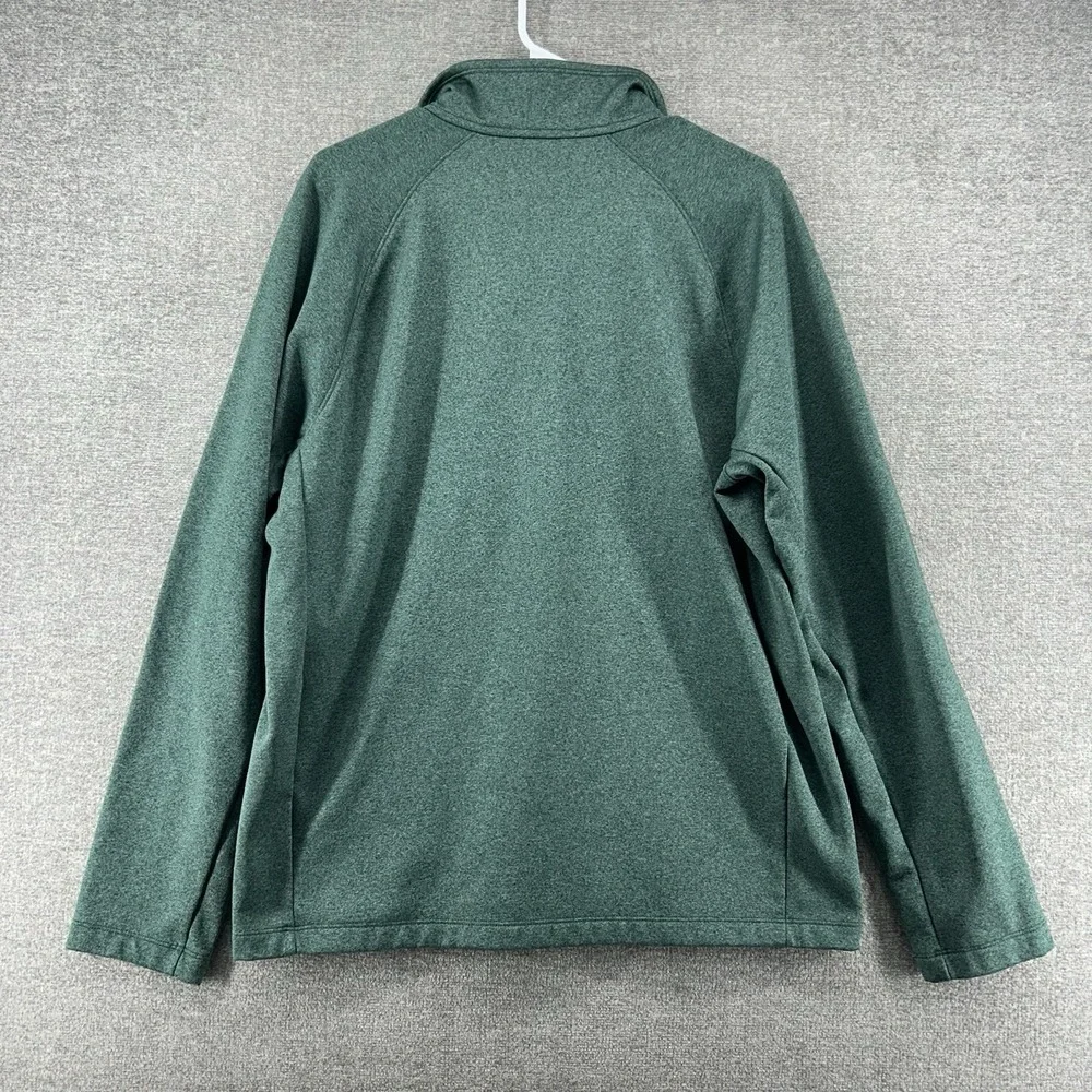 The North Face‎ 1/2 Zip Pullover Sweater Men Size XL Green Fleece Casual Winter